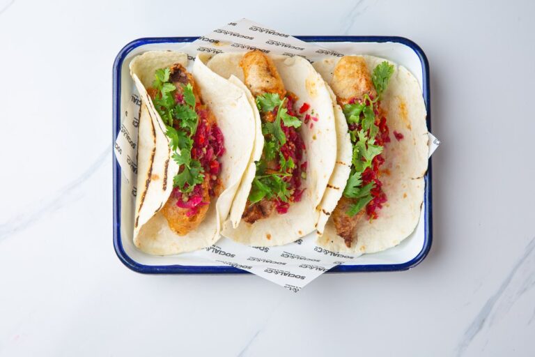 fried fish taco with 1 768x512