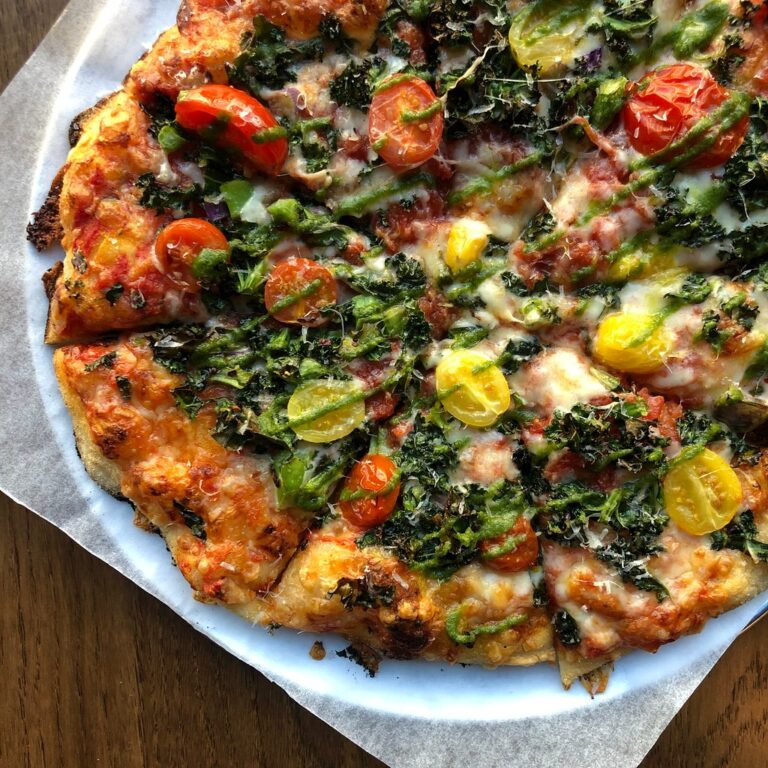 kale margherita pizza 1 768x768